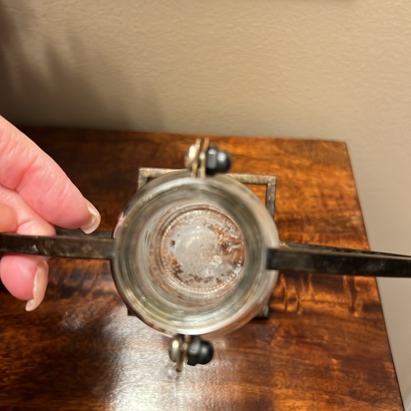 Budvase ~ Metal and Glass Budvase, EUC - Picture 10 of 17